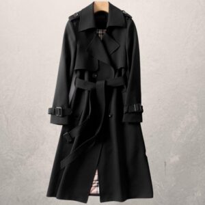 Women's Mid-length Trench Coat Autumn Long Windbreaker