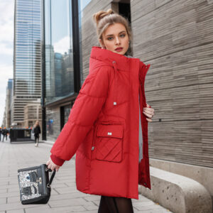 Women Winter Hooded Coat Warm Cotton Outerwear