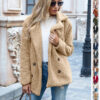 Fluffy Lapel Coat