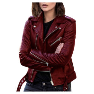 Zip Leather Jacket